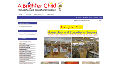 Desktop Screenshot of abrighterchild.com